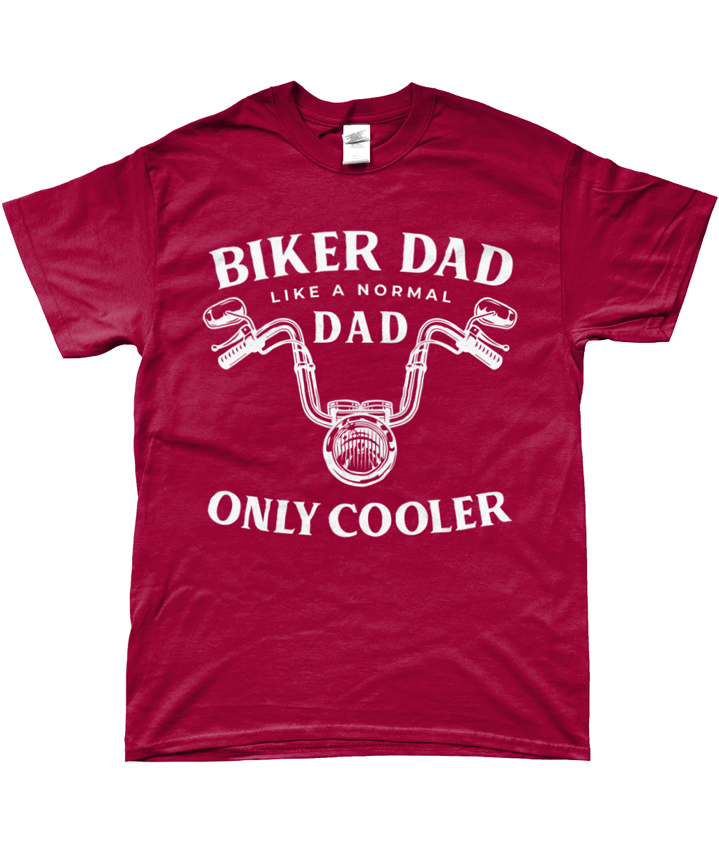 Cool Biker Dad Motorcycle T-Shirt v2