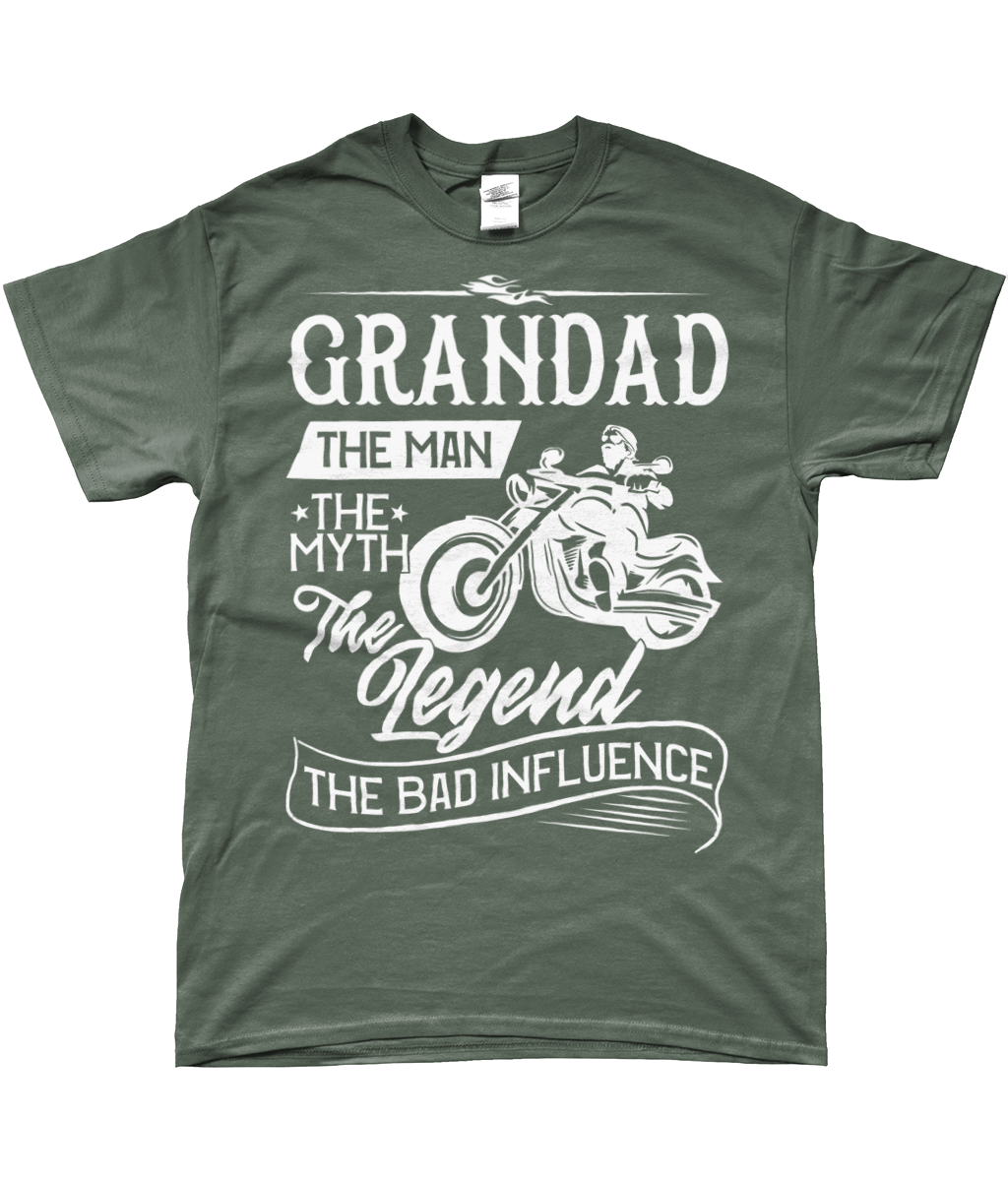 Bad Influence Grandad Motorcycle T-Shirt v2