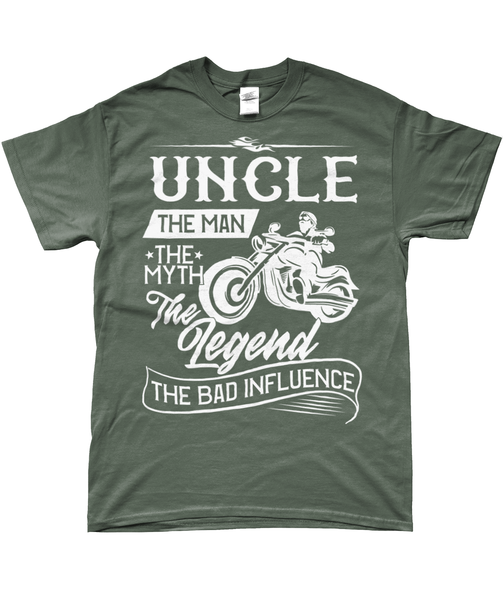 Bad Influence Uncle Motorcycle T-Shirt v2